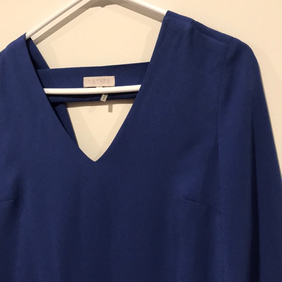 1.STATE COBALT BLUE LONG SLEEVE BLOUSE ▪️sz S - Picture 4 of 7